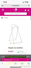 Vanicka so stojanom v TOP stave Cena 25€ Osobny odber KE - 11