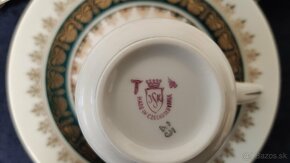 Porcelánová kávová súprava JSK Slavkov Czechoslovakia - 11