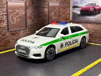 Audi A6 Avant Polícia SR 1:43 - tónované sklá, EVČ vozidla - 11