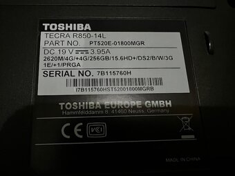 Notebook Toshiba Tecra R850 i7 procesor nova baterka - 11