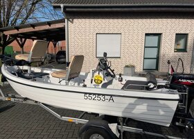Rybársky čln plus vozík, 3xsonar, GPS kotva, motor 30 hp - 11