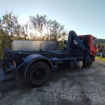 DAF 65.210 hakový nosič + hydraulická ruka 4T+ vidly - 11