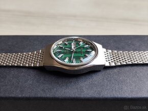 TIMEX Q Diver Reissue GMT - Green & Silver + Originál box - 11