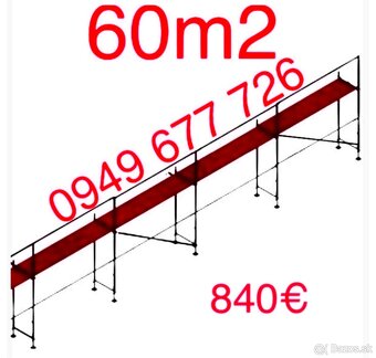 Predám lešenie nové pozinkované certifikované Plettac - 11