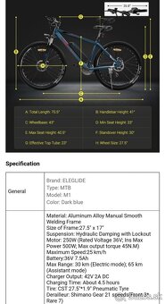 Nový horský elektrobicykel- funguje aj ako moped - 11