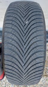 3 ks zimných pneumatík Michelin v rozmere 215/55 r17 - 11