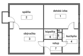 3izbovy byt Sekcov - Vihorlatska - 11