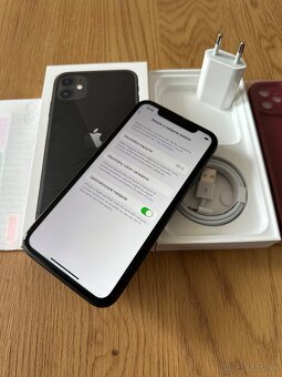 iPhone 11 128 gb black v záruke + komplet príslušenstvo - 11