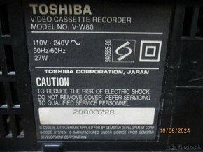 TOSHIBA V-W80 hifi stereo 8-HEAD - 11