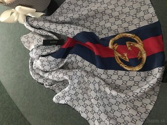 GUCCI originál 100%silk damska satka - 11