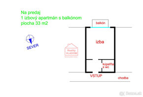 ✅ Apartmán, plocha 33 m2, Ružomberok - Hrabovo ✅ - 11