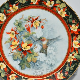 Royal Doulton - porcelánové taniere - Kolibríky - 11