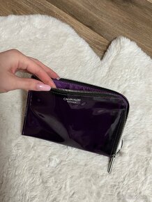Calvin Klein fialová veľká peňaženka - 11