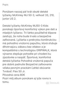 Lyžiarky McKinley 33, 210, - 11