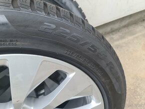 5X112 R18 ALU DISKY AUDI 8,0J ET26 ZIMNE PNEU 225/55 R18 - 11