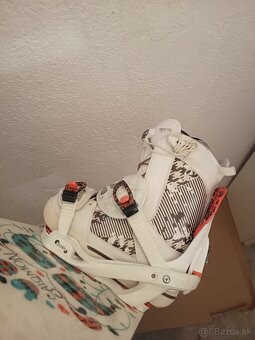 151 cm krasny farebny snowboard SALOMON s viazanim - 11