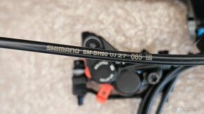 ✅ Shimano 4 piestove Br-Mt420 + Bl-Mt401 + D02S metal plat - 11