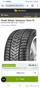 ZIMNE PNEUMATIKY 245/45 R18 PIRELLI - 11