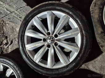 Predám elektróny 5x112r17 originál VW GROUP - 5kusov - 11