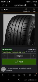 Letne pneumatiky 205/55 r16 - 11