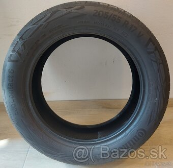 Špičkové, takmer nejazdené letné Continental - 205/55 r17Na - 11