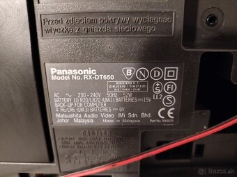 Panasonic RX-DT650 - 11