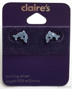 Strieborne nausnice - Claires - 11