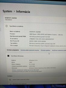 PC Lenovo, AMD Ryzen 3, 16GB RAM, 256GB SSD - 11