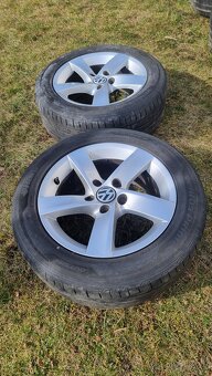 Original VW 5x112 R16 s letnými pneu - 11