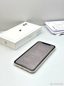 iPhone 11 128GB WHITE ORIGINÁL ZÁRUKA - 11