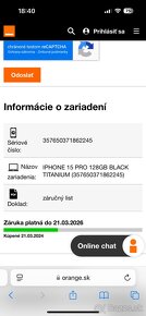 iPhone 15 Pro 128 GB Black , záruka 3/2026 - 11