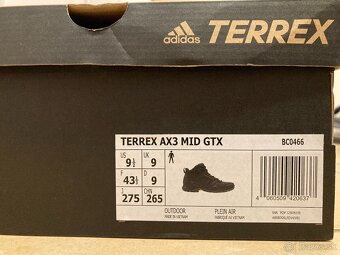 Adidas TERREX AX3 MID GTX - čierne - 11