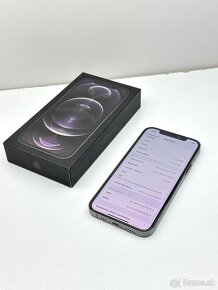 iPhone 12 PRO 256GB GRAPHITE TOP STAV PRÍSLUŠENSTVO - 11