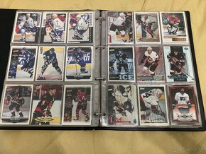 Album NHL hokejových kartičiek 90.s,00.s,10.s - 11