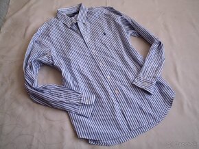 Ralph Lauren  pánska pásik košeľa  2XL - 11