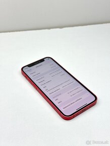 iPhone 12 MINI RED 100% NOVÁ BATÉRIA - 11