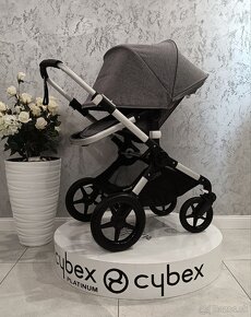 TROJKOMBINÁCIA BUGABOO FOX ALU MELANGE BLACK - 11