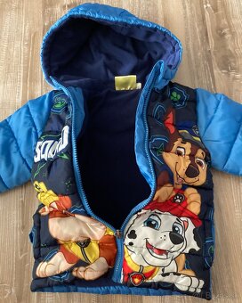 Detská chlapčenská zimná bunda labkova patrola/paw patrol - 11