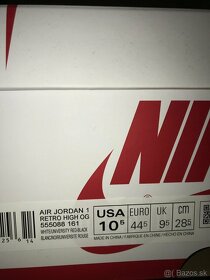 TENISKY NIKE AIR JORDAN 1 RETRO High OG  EU 44 a 44,5+darček - 11