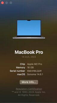 MacBook Pro 14” M2 Space Grey - 11