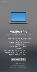 Macbook Pro 13" 2018 TouchBar Space Gray - 11