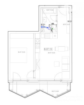 Krásny 2 izbový byt s veľkým šatníkom, balkónom, parkovaním. - 11