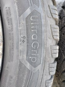 Zimné pneumatiky 205/55R16 + plechové disky 5x110 - 11