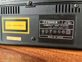 Fisher hi-fi zostava studio standard ročník 1986 - 11