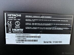 HITACHI LED TV 40” - 11