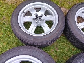 17" ALU 5x112 orig AUDI + zimné 225/50 r17 Michelin cez 8mm - 11