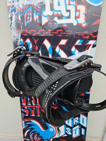 Snowboard 125/150/158cm, topanky, prilba, chranic - 11