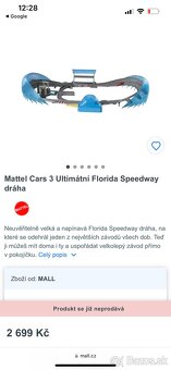 Veľká McQueen Mattel Speedway dráha - 11