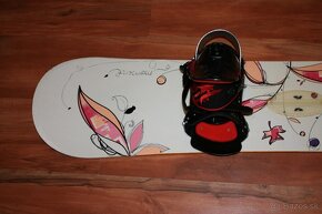 dievcenský dámsky snowboard Volkl 150 cm , topanky salomon - 11