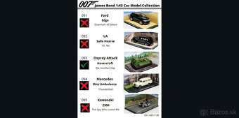 Kupim modely James Bond 1:43 - 11